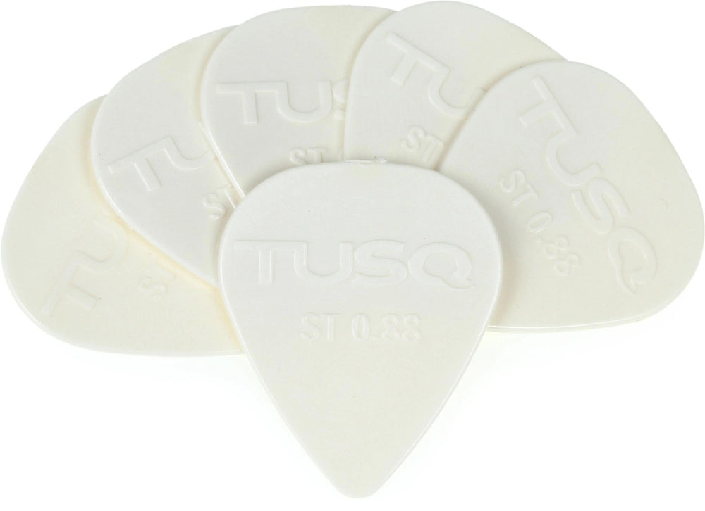 Graph Tech TUSQ Standard Guitar Picks - 0.88mm, BRIGHT TONE (6 Pack) PQP-0088-W6