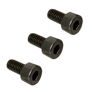 Genuine Floyd Rose FRNCSB Original Locking Nut Clamping Screws, Set of 3, Black