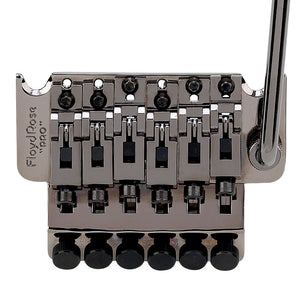 Floyd Rose FRTP5000 PRO Series Tremolo Bridge System with R2 Nut - BLACK NICKEL