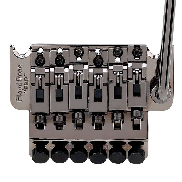 Floyd Rose FRTP5000 PRO Series Tremolo Bridge System with R2 Nut - BLACK NICKEL