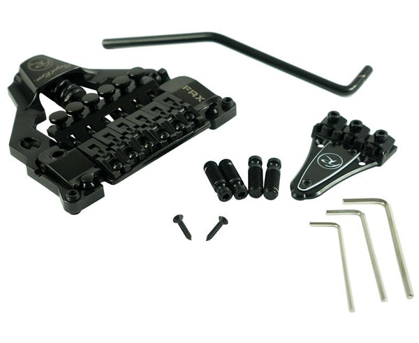 Floyd Rose FRTX02000 FRX Surface-Mount Tremolo Bridge System Kit w/ Nut - BLACK