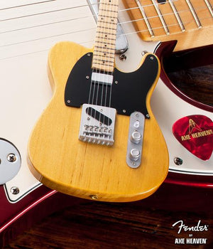 AXE HEAVEN Official Butterscotch Blonde Fender Telecaster Miniature Guitar Gift