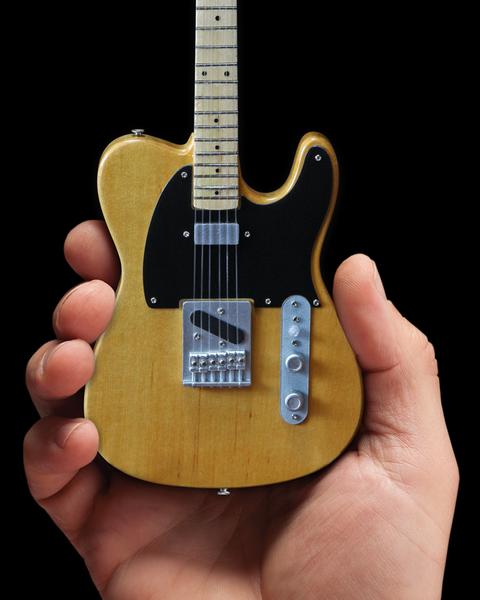 AXE HEAVEN Official Butterscotch Blonde Fender Telecaster Miniature Guitar Gift