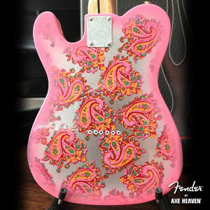 AXE HEAVEN Fender Pink Paisley Telecaster MINIATURE Guitar Display Gift, FT-005