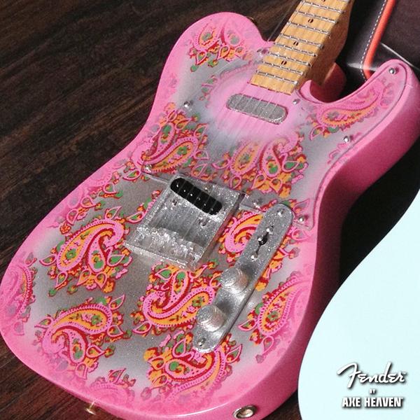 AXE HEAVEN Fender Pink Paisley Telecaster MINIATURE Guitar Display Gift, FT-005