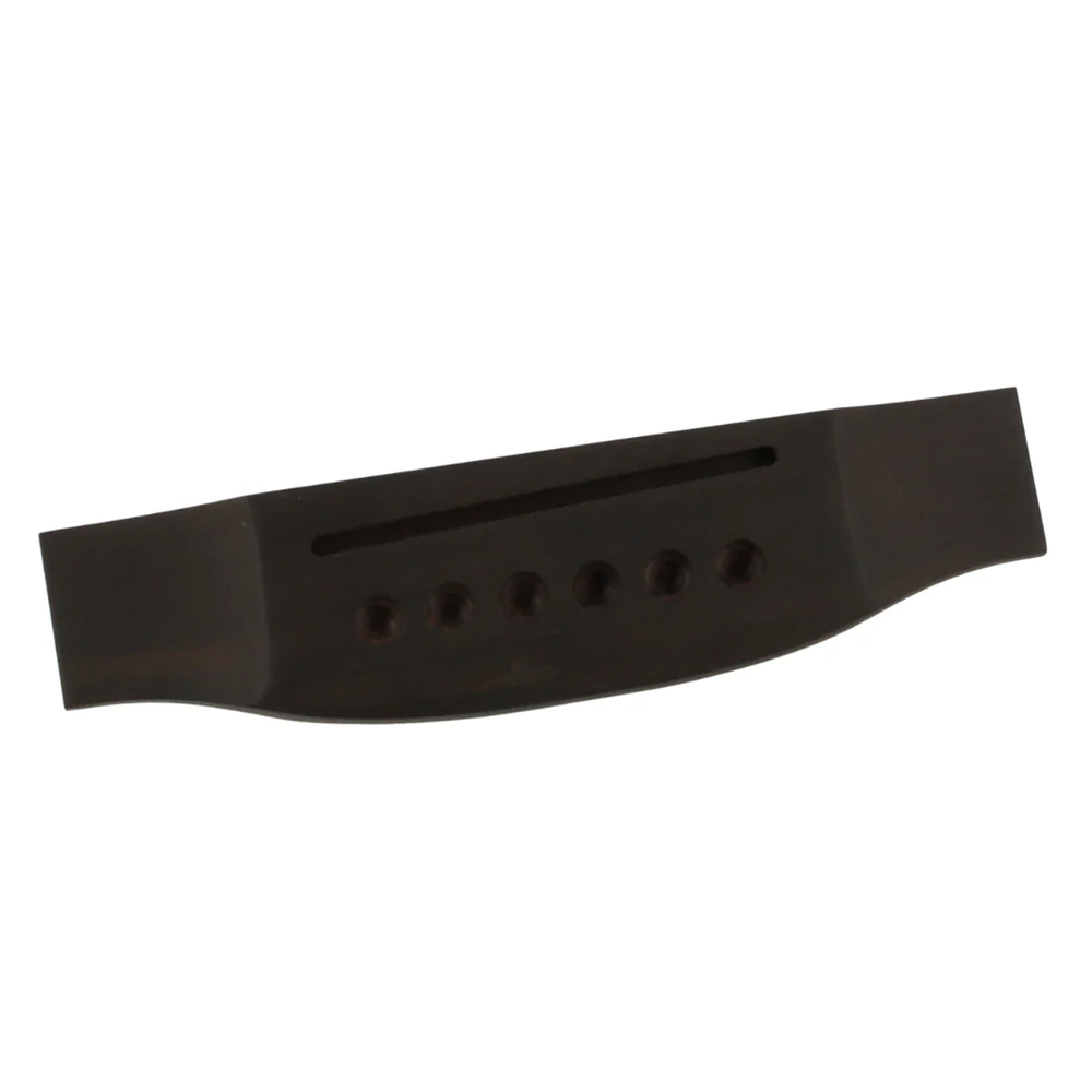 Allparts Acoustic Bridge 1mm Oversized, 2-3/16" Spacing, Ebony