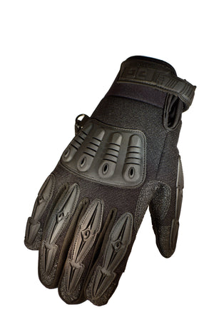 Gig Gear ONYX Gig Gloves, All Black, Touchscreen Work/Stage Gloves, LARGE