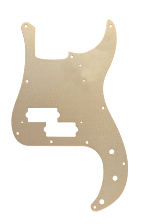 Genuine Fender 57' 58' Precision/P-Bass 10-Hole Vintage Pickguard, GOLD ANODIZED