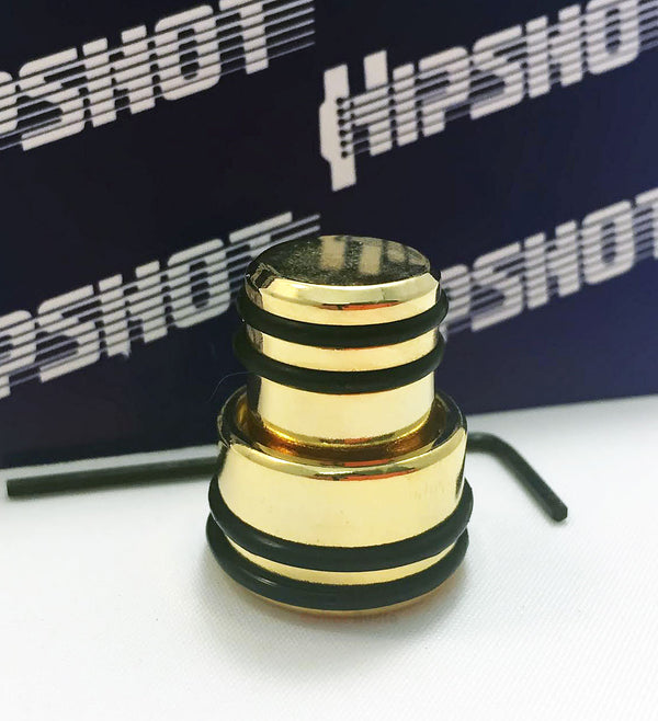 Hipshot O-Ring STACKED Guitar and Bass Control Knob - GOLD (80610G)