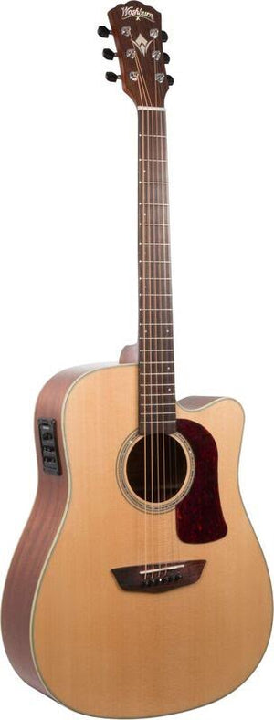 Washburn HD100SWCEK Heritage Dreadnought Acoustic-Electric Guitar with Case