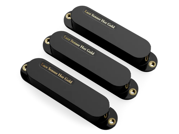 Lace Sensor Hot Gold with Hot Bridge Set (6.0K, 6.0K, 13.2K), Black