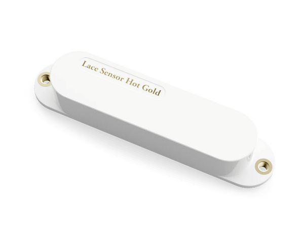 Lace Sensor Hot Gold Single Coil Pickup for Strat, White (6.0K) 21091-11