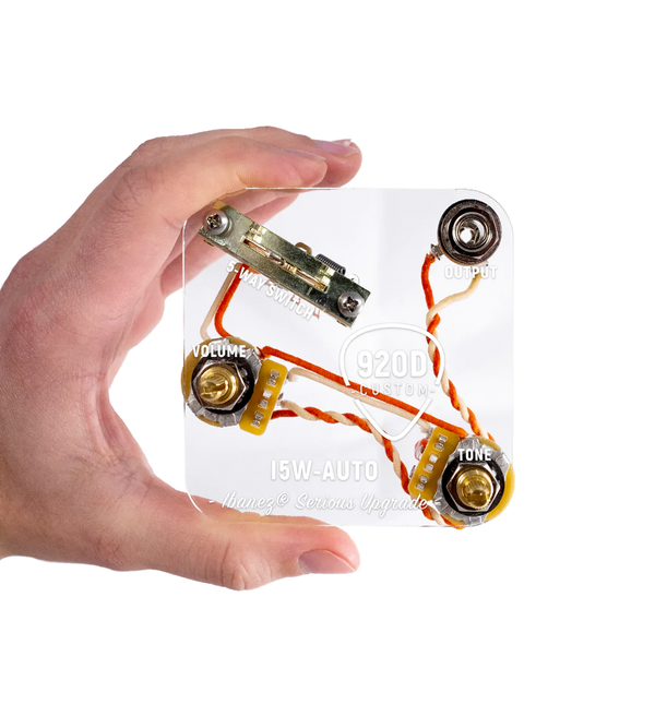 920D Custom I5W-VAI Upgraded Pre-Wired Wiring Harness for Ibanez RT/RG JEM Vai