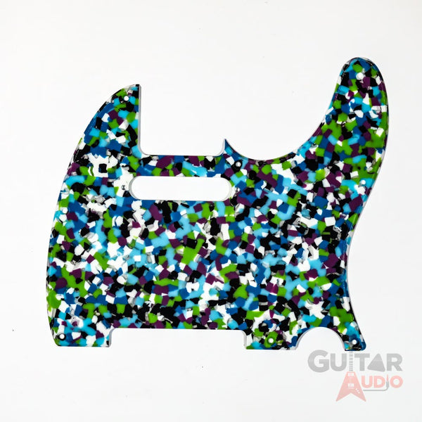 D'Andrea Pro Telecaster/Tele 8-Hole Guitar Pickguard - Ice Feti