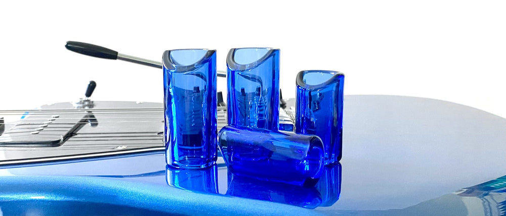 The Rock Slide, Glass Guitar Slide, Sapphire, MEDIUM