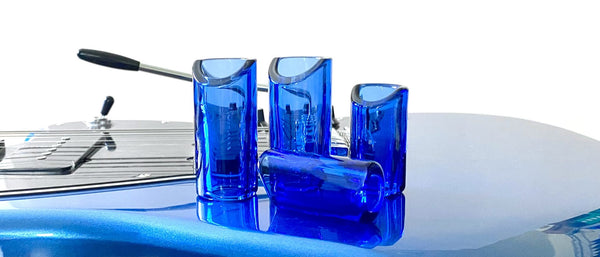 The Rock Slide, Glass Guitar Slide, Sapphire, MEDIUM