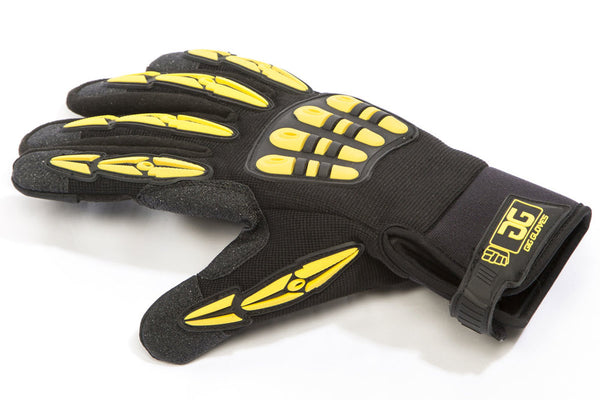Gig Gear Original Gig Gloves, Yellow, Touchscreen Work/Stage Gloves, XL