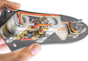 920D Custom JB-CON-CH/BK+T Pre-Wired Concentric Control +Toggle for J-Style Bass