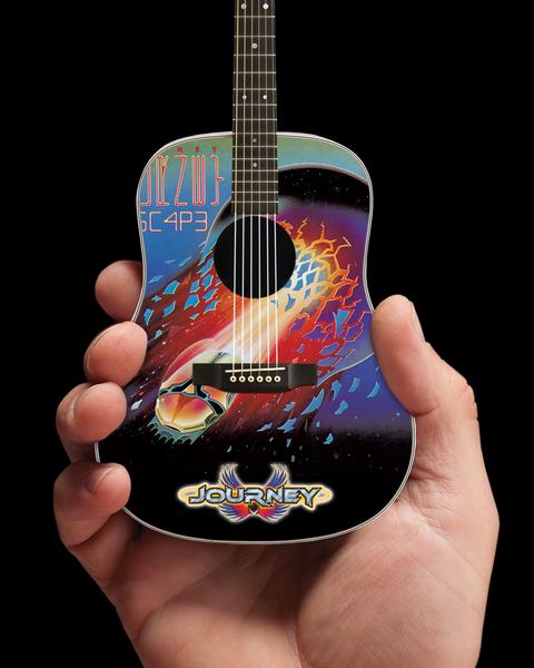 AXE HEAVEN Official Journey Escape Album Tribute Acoustic Miniature Guitar Display Gift