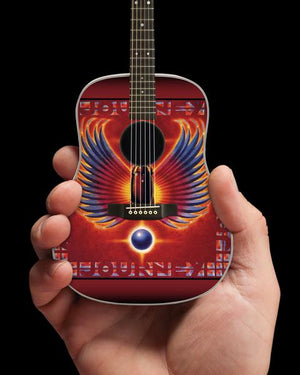 AXE HEAVEN  Journey Greatest Hits Album Tribute Acoustic Miniature Guitar Display Gift