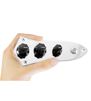 920D Custom Fender Jazz Bass Control Plate Upgrade With Standard Knobs