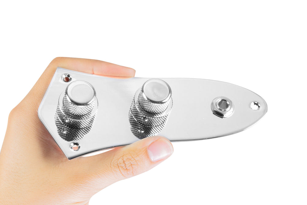 920D Custom JB-CON-C Pre-Wired Control Plate w/Concentric Knobs for J-Style Bass