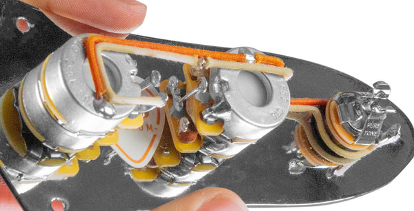 920D Custom JB-CON-C Pre-Wired Control Plate w/Concentric Knobs for J-Style Bass