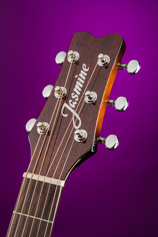 Jasmine JD39-NAT Dreadnought Acoustic Guitar with CASE