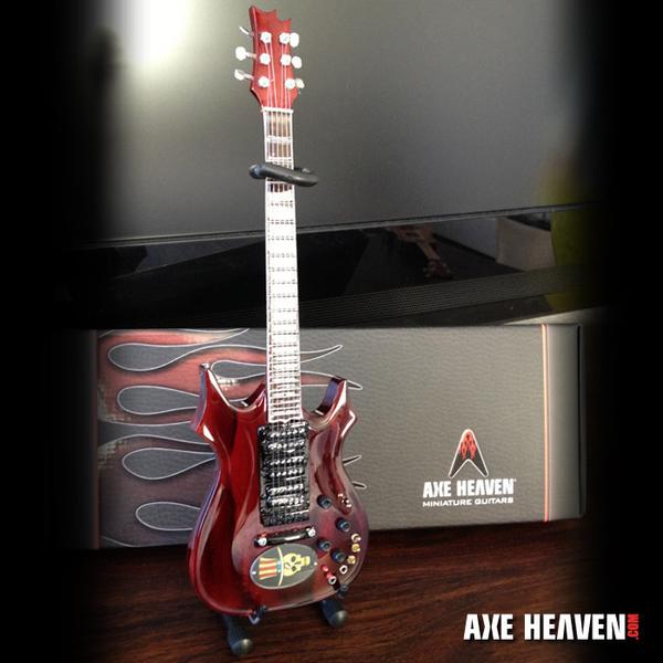 AXE HEAVEN Official Jerry Garcia Top Hat Dead Head Tribute Miniature Guitar Gift