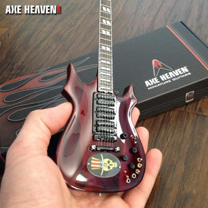 AXE HEAVEN Official Jerry Garcia Top Hat Dead Head Tribute Miniature Guitar Gift