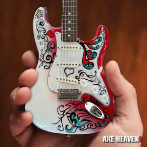 AXE HEAVEN Jimi Hendrix Fender Strat MINIATURE Guitar Display Gift