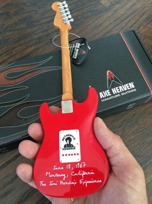 AXE HEAVEN Jimi Hendrix Fender Strat MINIATURE Guitar Display Gift