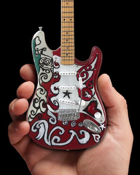 AXE HEAVEN Official Jimi Hendrix Fender Strat Saville Miniature Guitar Display Gift