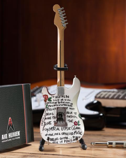 AXE HEAVEN Official Jimi Hendrix Fender Strat Saville Miniature Guitar Display Gift