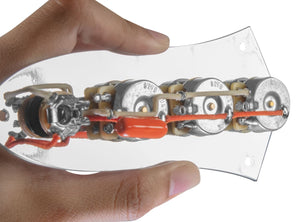 920D Custom JB-C Upgraded Pre-Wired Wiring Control Plate for J-Style Bass