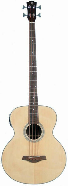 J. Reynolds JR1000 4-String Acoustic-Electric Bass Guitar - Natural Gloss Finish