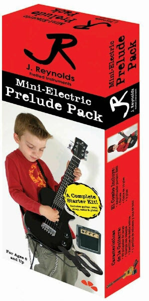 J. Reynolds Childrens/Kids Mini-Electric Guitar Prelude Package - Groovy Gold