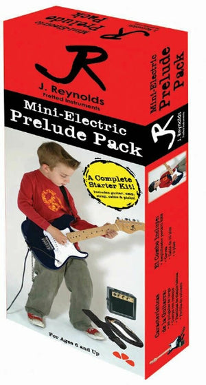 J. Reynolds Childrens/Kids Mini-Electric Guitar Prelude Package - Black