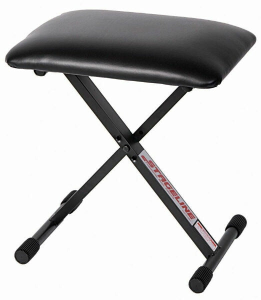 Stageline KB40 Adjustable X-Type Padded Keyboard Bench Seat