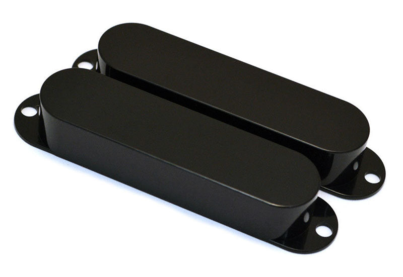 Genuine Fender Mustang/Duo-Sonic/Musicmaster/Bronco Guitar Pickup Covers - BLACK