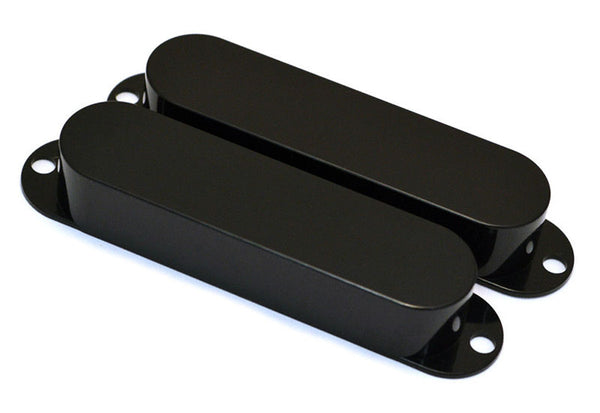 Genuine Fender Mustang/Duo-Sonic/Musicmaster/Bronco Guitar Pickup Covers - BLACK