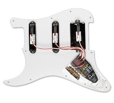 EMG KH20 Pro Kirk Hammett Active Pickup Prewired/Loaded Guitar Pickguard, White