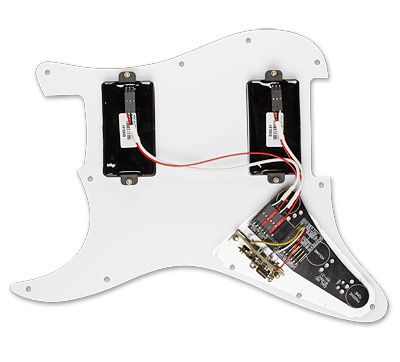EMG KH21 Kirk Hammett Active Pickup Prewired/Loaded Guitar Pickguard Set, White