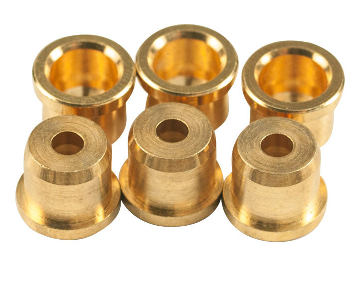 Genuine Fender Guitar AM SRS American Standard Telecaster/Tele Ferrules - GOLD