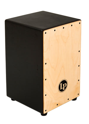 Latin Percussion LP1426 Adjustable Cajon Drum - Black Finish w/ Birch Wood Plate