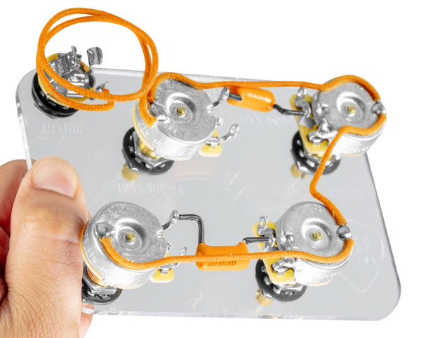 920D LP50-L Pre-Wired Wiring Harness Kit with Long Shafts for Gibson Les Paul