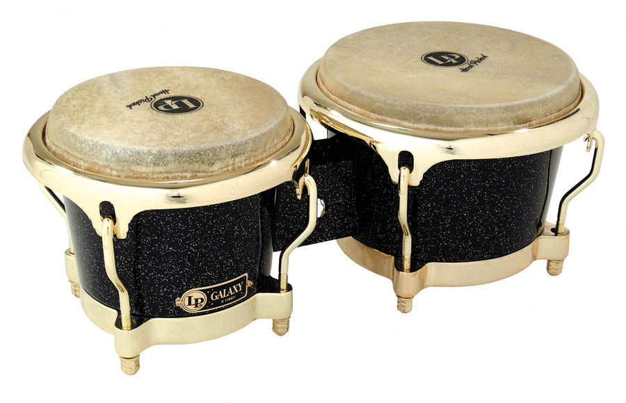 Latin Percussion Galaxy Fiberglass Bongos w/Gold-Tone Hardware