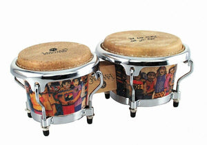 Latin Percussion Santana Supernatural MINI Tunable Bongos Drums - LPM200-AW
