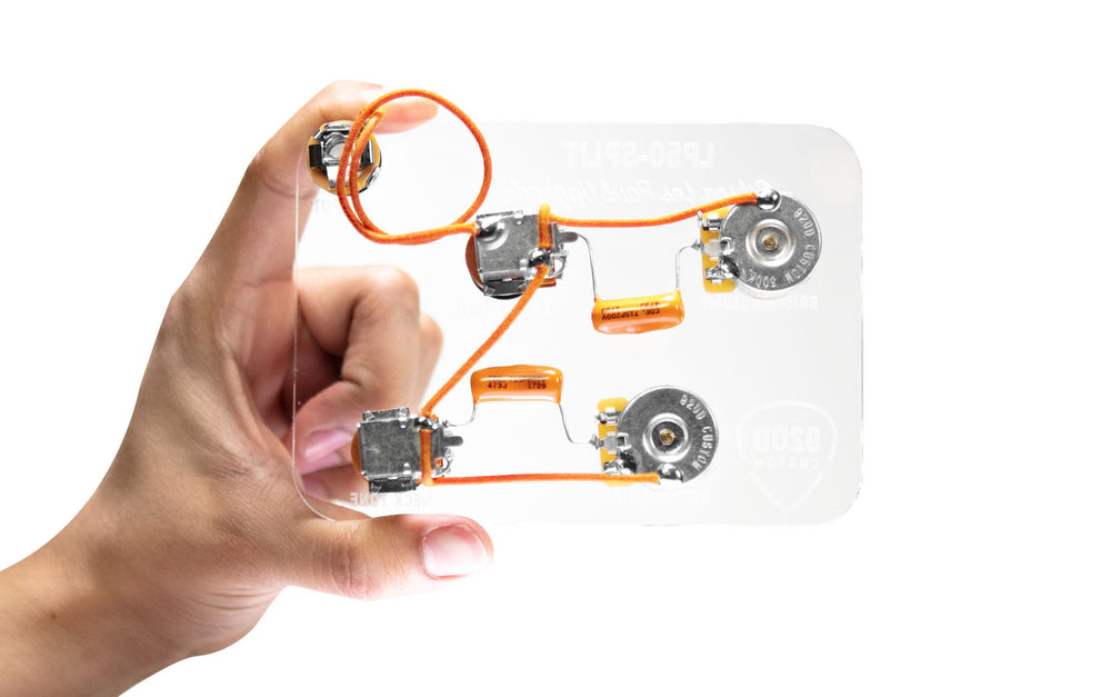 920D LP50-SPLIT Pre-Wired Wiring Harness with Coil Split Mod for Gibson Les Paul