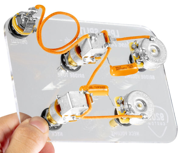 920D LP50-SPLIT Pre-Wired Wiring Harness with Coil Split Mod for Gibson Les Paul